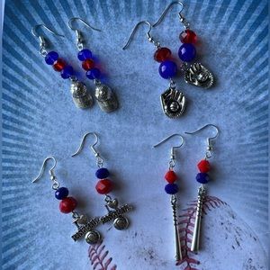 Handcrafted! Support your favorite baseball team! Rangers!!